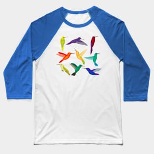 hummingbirds colorful collection Baseball T-Shirt